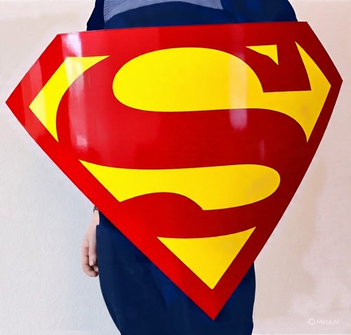 Superhero superman emblema - dc,