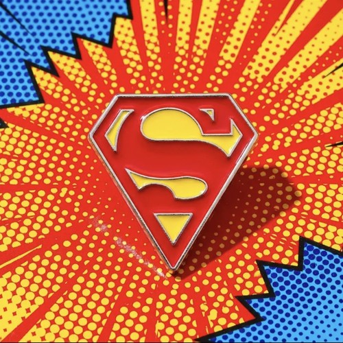 Superman logo emblem - logo, metal