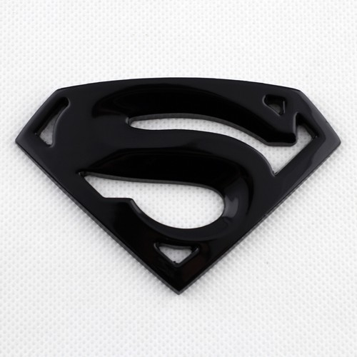 Adesivo nero superman - nero, 3d